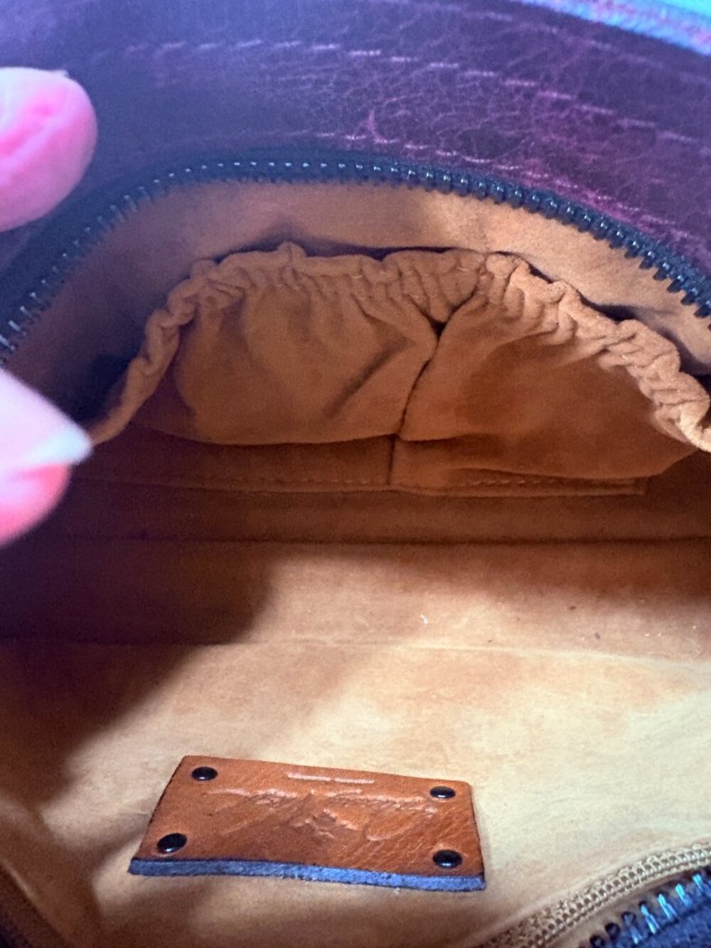 Like New Patricia Nash Dusty Rose Messenger/Crossbody & shoulder straps - Picture 12 of 14